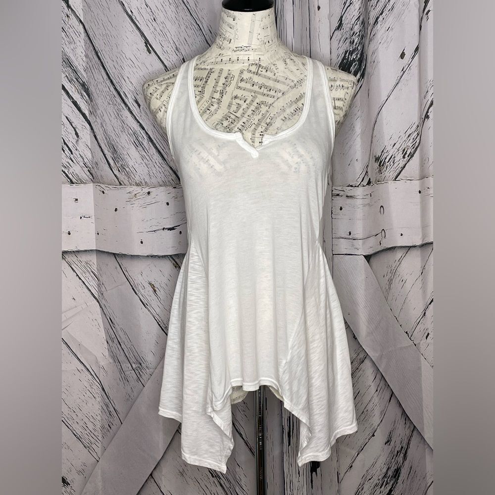 Splendid Shark Bite Tank Top White XS